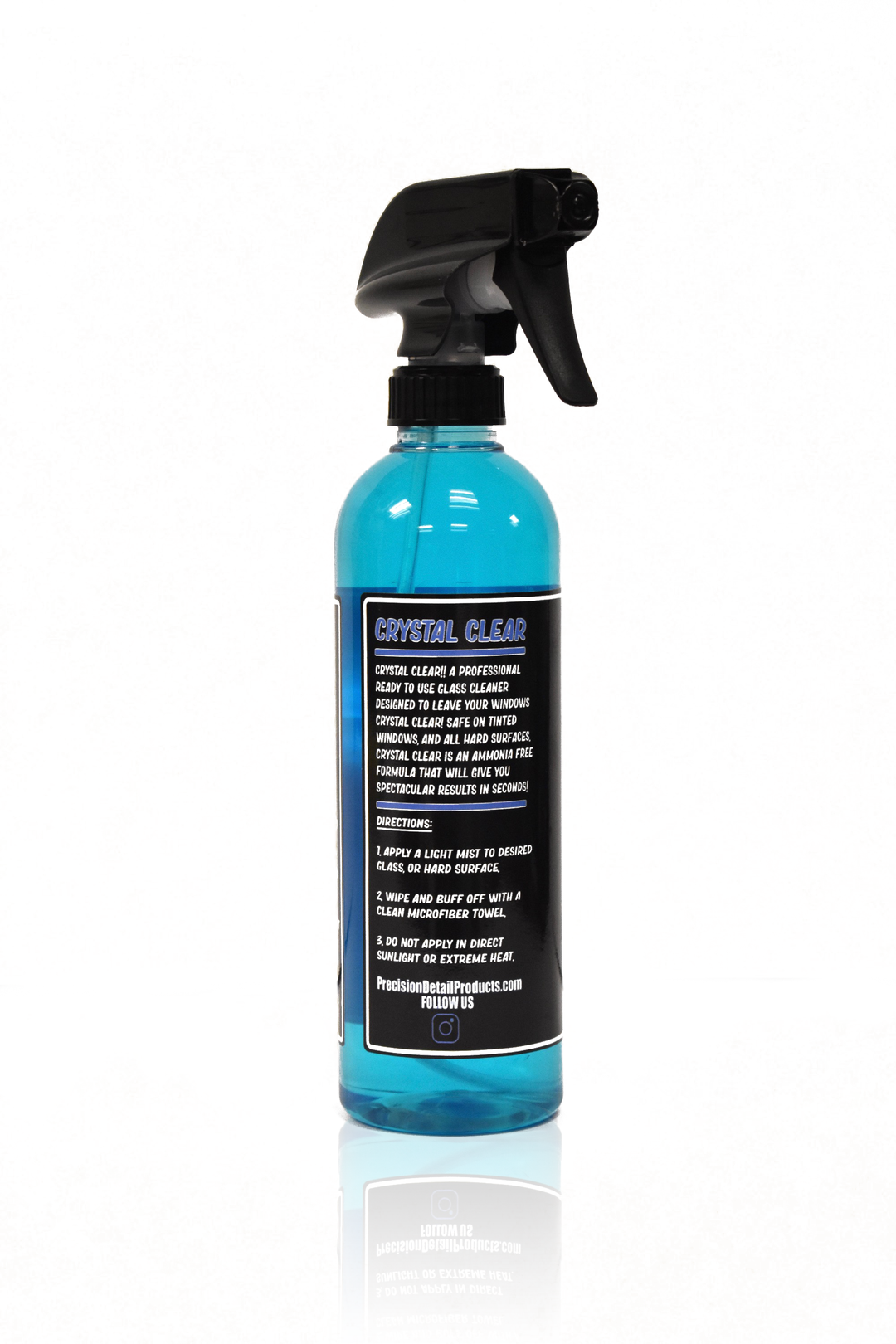 Crystal Clear - Glass Cleaner - 16oz. – Precision Detail Products